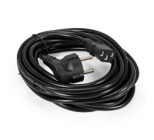 Exegate ES281003RUS Кабель питания ExeGate Special PC-5S (Евровилка угловая Schuko->С13)  3*0.75mm2, CCA, черный, 5м.