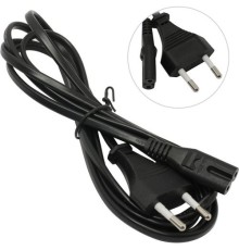 Exegate ES281005RUS Кабель питания ноутбуков, аудио/видео ExeGate Special PCN-1,8S (Евровилка CEE7/16->С7)  2*0.5mm2, CCA, черный, 1.8м.