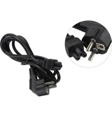 Exegate ES281010RUS Кабель питания ноутбуков ExeGate Special PC5-1,8S (Евровилка Schuko->С5) (3-pin) 0.75mm2, ССА, черный, 1.8м.