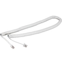 Rexant (18-2071) Шнур для телефонной трубки, витой RJ-10 (4P-4C), 7м, белый