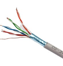 Cablexpert [FPC-5004E-SOL] Кабель FTP 5e, 4 пары, 0.48мм, CAA, 305м серый 
