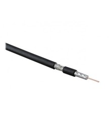 Hyperline COAX-RG6-CU-500 кабель коаксиальный RG-6,75Ом(ТВ,SAT,CATV),жила-1.02мм (18 AWG,медь,solid),экран-фольга+оплетка(луженная медь,48%)+фольга,общий диаметр 6.9мм, изоляция PVC  (бухта 500 м) 