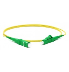 Hyperline FC-S2-9-LC/AR-SC/AR-H-2M-LSZH-YL Патч-корд волоконно-оптический (шнур) SM 9/125 (OS2), LC/APC-SC/APC, 2.0 мм, simplex, LSZH, 2 м