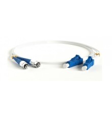Hyperline FC-D2-9A1-FC/UR-LC/UR-H-5M-LSZH-WH Патч-корд волоконно-оптический (шнур) SM 9/125 (G.657), FC/UPC-LC/UPC, 2.0 мм, duplex, LSZH, 5м