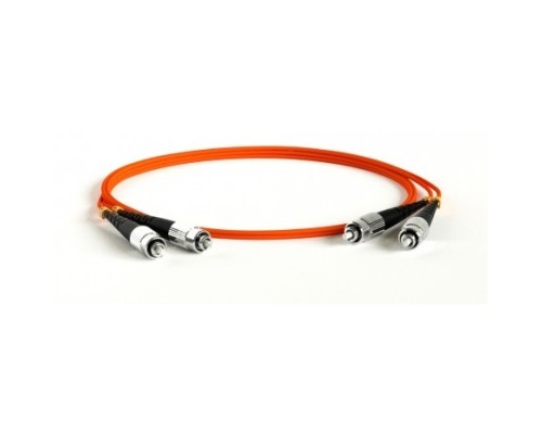 [Патч-корд] Hyperline FC-D2-50-FC/PR-FC/PR-H-5M-LSZH-OR Патч-корд волоконно-оптический (шнур) MM 50/125, FC-FC, 2.0 мм, duplex, LSZH, 5 м