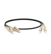 Hyperline FC-D2-50-LC/PR-LC/PR-H-3M-LSZH-BK Патч-корд волоконно-оптический (шнур) MM 50/125, LC-LC, 2.0 мм, duplex, LSZH, 3 м, черный
