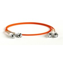 Hyperline FC-D2-50-ST/PR-ST/PR-H-1M-LSZH-OR Патч-корд волоконно-оптический (шнур) MM 50/125, ST-ST, 2.0 мм, duplex, LSZH, 1 м