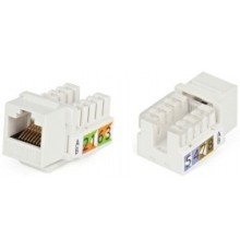 Hyperline KJ9-8P8C-C5e-90-WH Вставка Keystone Jack RJ-45(8P8C), категория 5e, белая