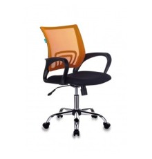 Кресло Бюрократ CH-695N/SL/OR/BLACK спинка сетка оранжевый TW-38-3 сиденье черный TW-11 крестовина хром (1164732)