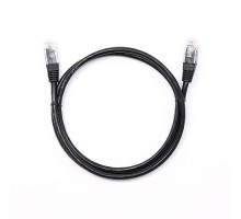 Cablexpert Патч-корд UTP PP12-1M/BK кат.5, 1м, литой, многожильный (черный)
