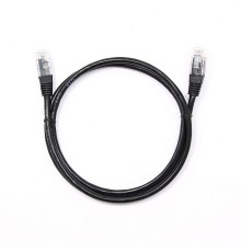 Cablexpert Патч-корд UTP PP12-1M/BK кат.5, 1м, литой, многожильный (черный)