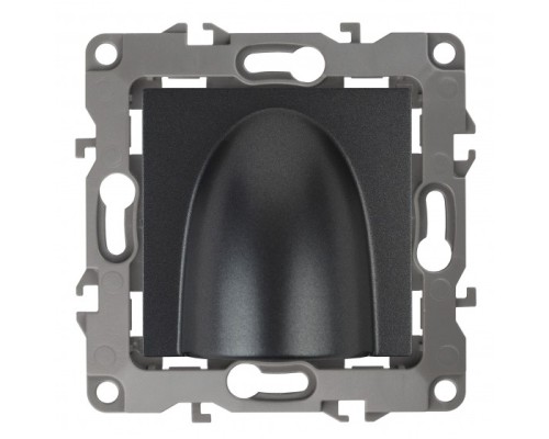 [ЭРА Розетки, выключатели] ЭРА Б0043156 12-6003-12 ЭРА Вывод кабеля, Эра12, графит 