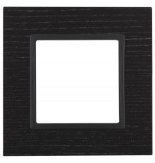 Эра Б0034565 14-5301-05 ЭРА Рамка на 1 пост, дерево, Эра Elegance, чёрн.дерево+антр 