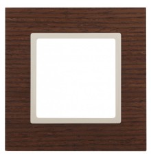 Эра Б0034568 14-5301-09 ЭРА Рамка на 1 пост, дерево, Эра Elegance, дуб+сл.кость