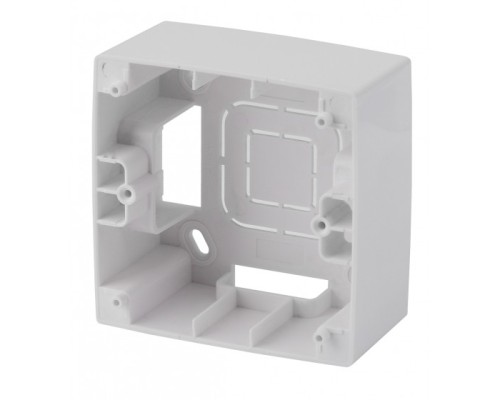 [ЭРА Розетки, выключатели] Эра Б0043160 12-6101-01 ЭРА Коробка наклад. монтажа 1 пост, Эра12, белый 