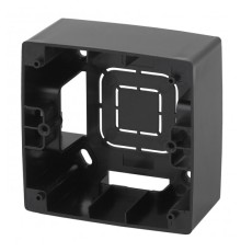 Эра Б0043165 12-6101-06 ЭРА Коробка наклад. монтажа 1 пост, Эра12, чёрный 