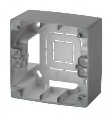 Эра Б0043166 12-6101-12 ЭРА Коробка наклад. монтажа 1 пост, Эра12, графит 