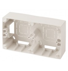 Эра Б0043171 12-6102-02 ЭРА Коробка наклад. монтажа 2 поста, Эра12, слоновая кость 