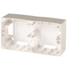 Эра Б0043173 12-6102-04 ЭРА Коробка наклад. монтажа 2 поста, Эра12, шампань 