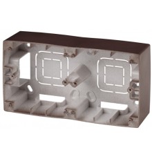 Эра Б0043177 12-6102-13 ЭРА Коробка наклад. монтажа 2 поста, Эра12, бронза 