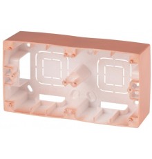 Эра Б0043178 12-6102-14 ЭРА Коробка наклад. монтажа 2 поста, Эра12, медь 