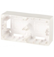 Эра Б0043179 12-6102-15 ЭРА Коробка наклад. монтажа 2 поста, Эра12, перламутр 