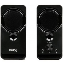 Dialog Stride AST-22UP - акустические колонки 2.0, 8W RMS, Phone Out, Mic In, черные, питание от USB