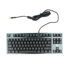 Клавиатура механическая Gembird KB-G540L {USB, черн, переключатели Outemu Blue, 87 клавиши, подсветка Rainbow 9 режимов, FN, кабель тканевый 1.8м}