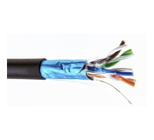 5bites Кабель Express FS5525-305BPE витая пара FTP/SOLID/5E/24AWG/COPPER/PE/BLACK/OUTDOOR/DRUM/305M