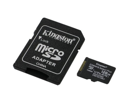 [Карта памяти ] Micro SecureDigital 128Gb Kingston SDCS2/128GB {MicroSDXC Class 10 UHS-I, SD adapter}