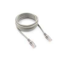 Cablexpert Патч-корд UTP PP12-3M кат.5, 3м, литой, многожильный (серый)