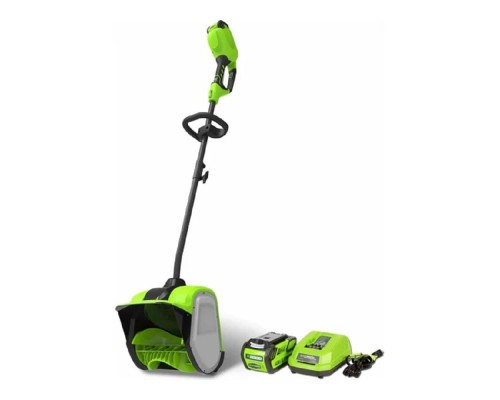 [Снегоуборочная техника] Greenworks Снегоуборщик аккумуляторный GD40SSK2, (40V, 30 см, бесщеточный, с 1хАКБ 2 А.ч и ЗУ) [2600807UA]