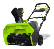 Greenworks Снегоуборщик аккумуляторный GD40SB, (40V, 51 см, бесщеточный, с 1хАКБ 4 А.ч и ЗУ) [2600607]