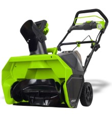 Greenworks Снегоуборщик аккумуляторный GD40SB, (40V, 51 см, бесщеточный, с 1хАКБ 4 А.ч и ЗУ) [2600607]