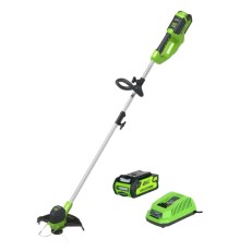 Greenworks Триммер аккумуляторный G40LTK4, {40V, 30 см, с 1хАКБ 4 А.ч и ЗУ} [2101507UB]