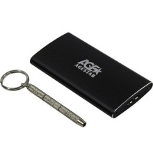AgeStar 3UBMS2 (BLACK) USB 3.0 Внешний корпус mSATA, алюминий, черный