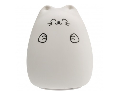 [Новогодние светоукрашения] Neon-night 503-001 Силиконовый ночник «Котик»