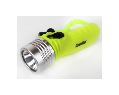 [Camelion Фонари] Camelion LED51534 (фонарь, желт, LED 3W SEOUL  глуб 30м, 4xLR6, дайвинг, пласт+алюм., блистер)
