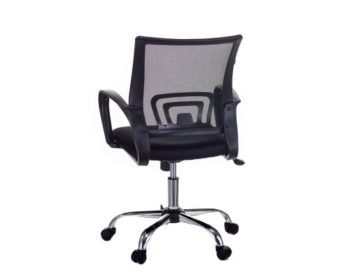 [Офисное кресло или стул] Кресло Бюрократ CH-695N/SL/BLACK спинка сетка черный TW-01 сиденье черный TW-11 крестовина хром (1164730)