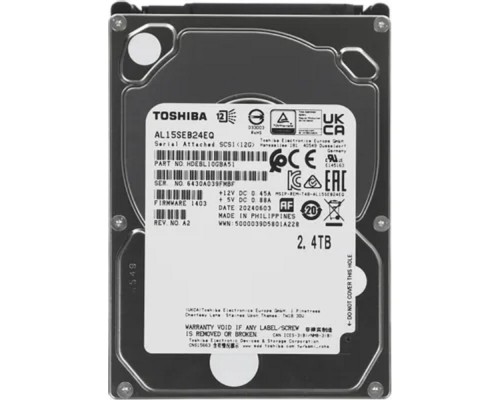 [Жесткий диск] 2.4TB Toshiba (AL15SEB24EQ) {SAS 12 Gb/s,  10500 rpm, 128mb, 2.5