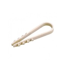 REXANT (07-4502) Дюбель-хомут нейлоновый 11-18 мм, белый, упаковка 100 шт.