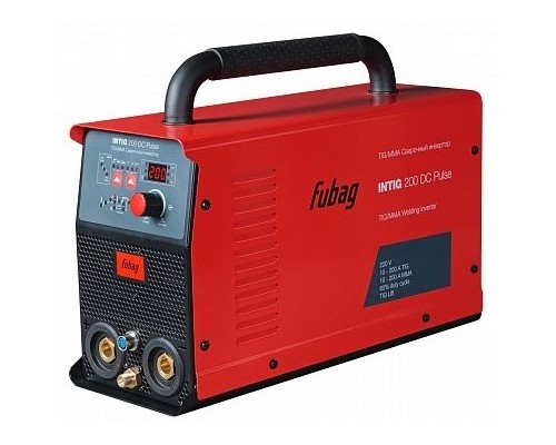 [Сварочное оборудование, Инверторы] FUBAG Инвертор сварочный INTIG 200 DC PULSE (31411) + горелка FB TIG 26 5P 4m (38459) [31411.1]