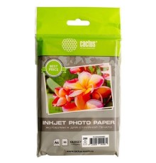 CACTUS CS-GA620050ED Фотобумага A6/200г/м2/50л./белый глянцевое для струйной печати