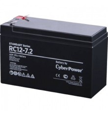 CyberPower Аккумуляторная батарея RC 12-7.2 12V/7.2Ah {клемма F2, ДхШхВ 151х65х94 мм, высота с клеммами 102, вес 2,2кг, срок службы 6 лет}