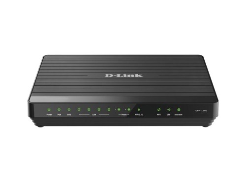 [Модем] D-Link DPN-124G/2S1U/A1A Беспроводной абонентский голосовой шлюз GPON ONT с 1 GPON-портом, 4 портами 10/100/1000Base-T, 2 FXS-портами и 1 USB-портом