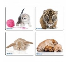 Defender Коврик для мыши Silk, шелковый, 230х190х3, 10 видов [50706] 