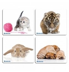 Defender Коврик для мыши Silk, шелковый, 230х190х3, 10 видов [50706] 