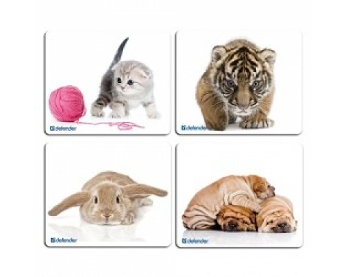 [Коврики] Defender Коврик для мыши Silk, шелковый, 230х190х3, 10 видов [50706] 