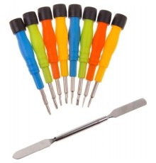 Rexant (12-4765) Набор для точечных работ 9 предметов в пластиковом боксе 