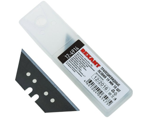 [Ножовки] REXANT (12-4914) Трапециевидные лезвия 19 мм 10 шт. 